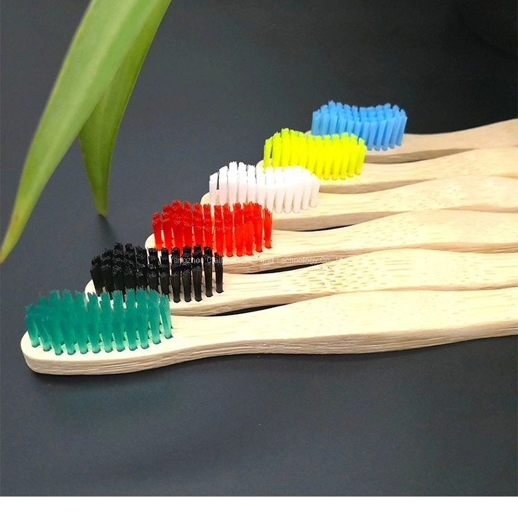 Natürliche Bambus Custom Großhandel/Lieferant OEM Soft Haushalt / Reisen Nylon Mundpflege Zahnbürste