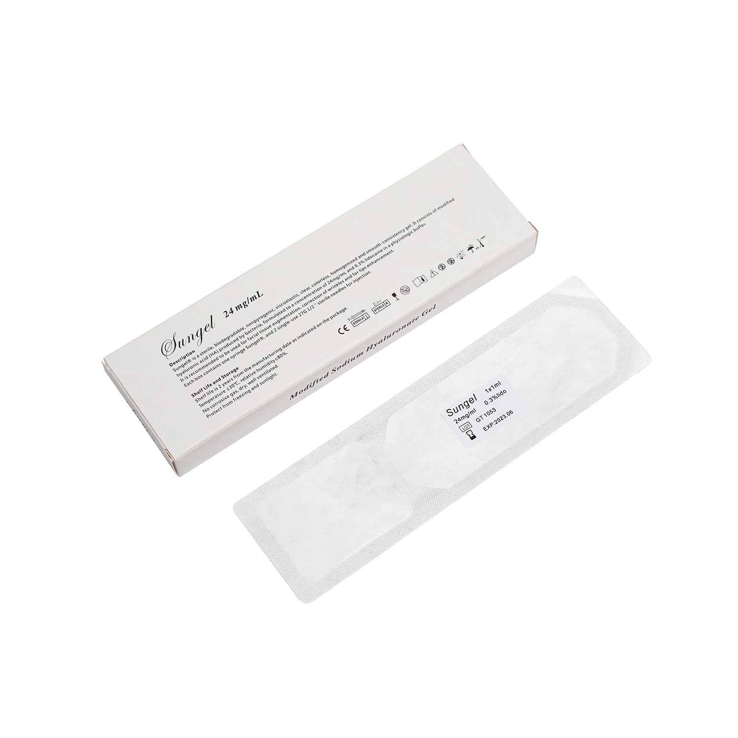 Ha Sodium Hyaluronate Gel Dermal Injectable Nasolabial Folds Cheek Filler Hyaluronic Acid with CE