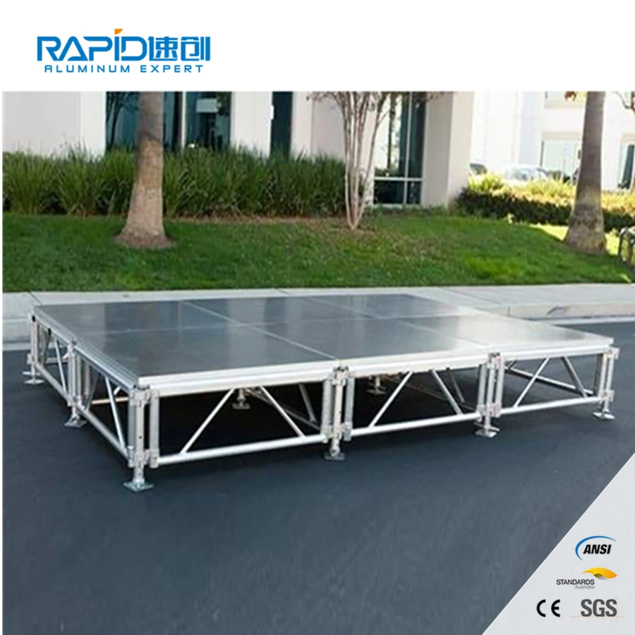 Aluminum Event Moving Folding Platform Decoration Wedding Mobile Portable Stage