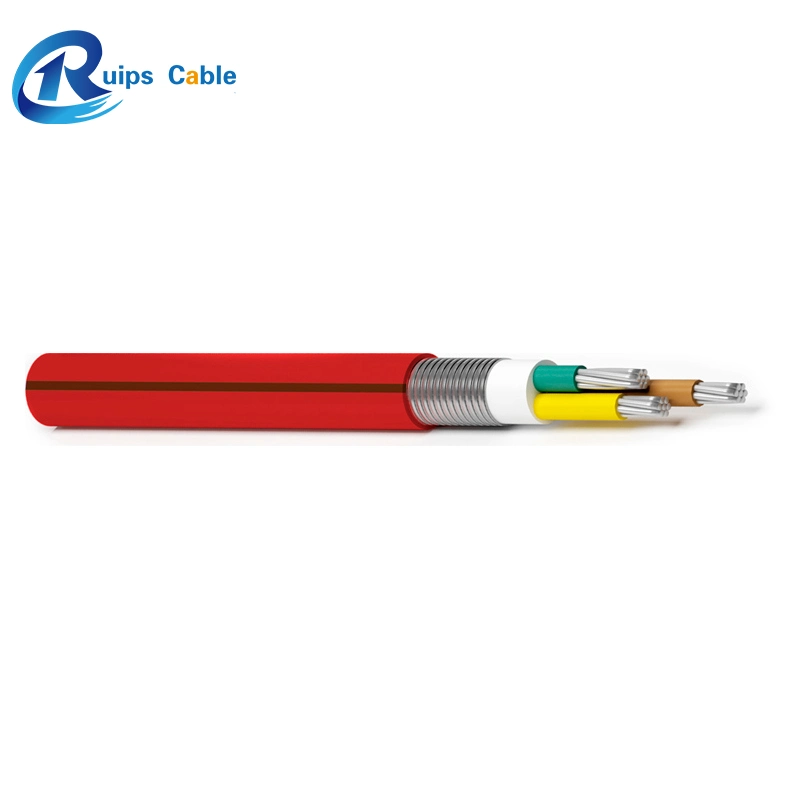 Fg4g4h2g4 High Temperature Cables with Silicone Rubber Insulation and Sheath, Shielded with Red Copper Braid, Flame-Retardant and Halogen-Free.