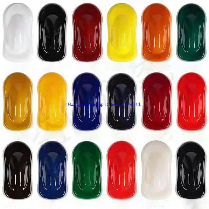 Hot Selling peinture automatique acrylique populaire High Chroma High Flash Peinture automobile HS 1K jaune perle P009