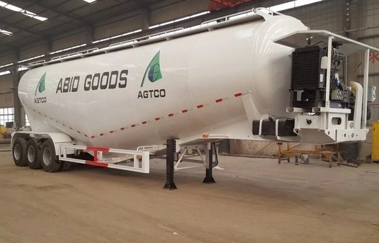 3 ejes 50ton V Tipo Seco Bulk Power Semi remolque