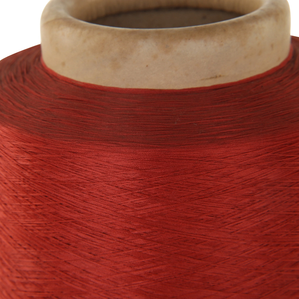 PP Polypropylene Microfilament Yarn DTY 40d/36f Dope Dyed Red for Innerwear