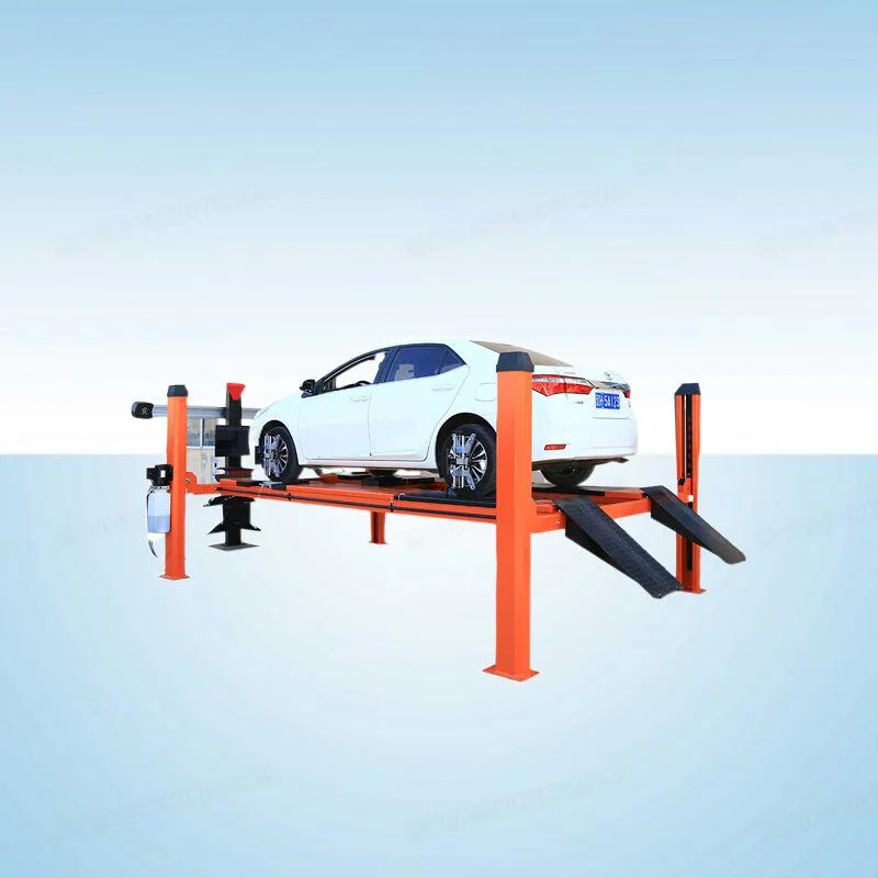 2023 Hot Ue-460/560 in Floor Specificationalignment Hydraulic Scissor Car Lift Workshop Equipment Machine Equipment for Car