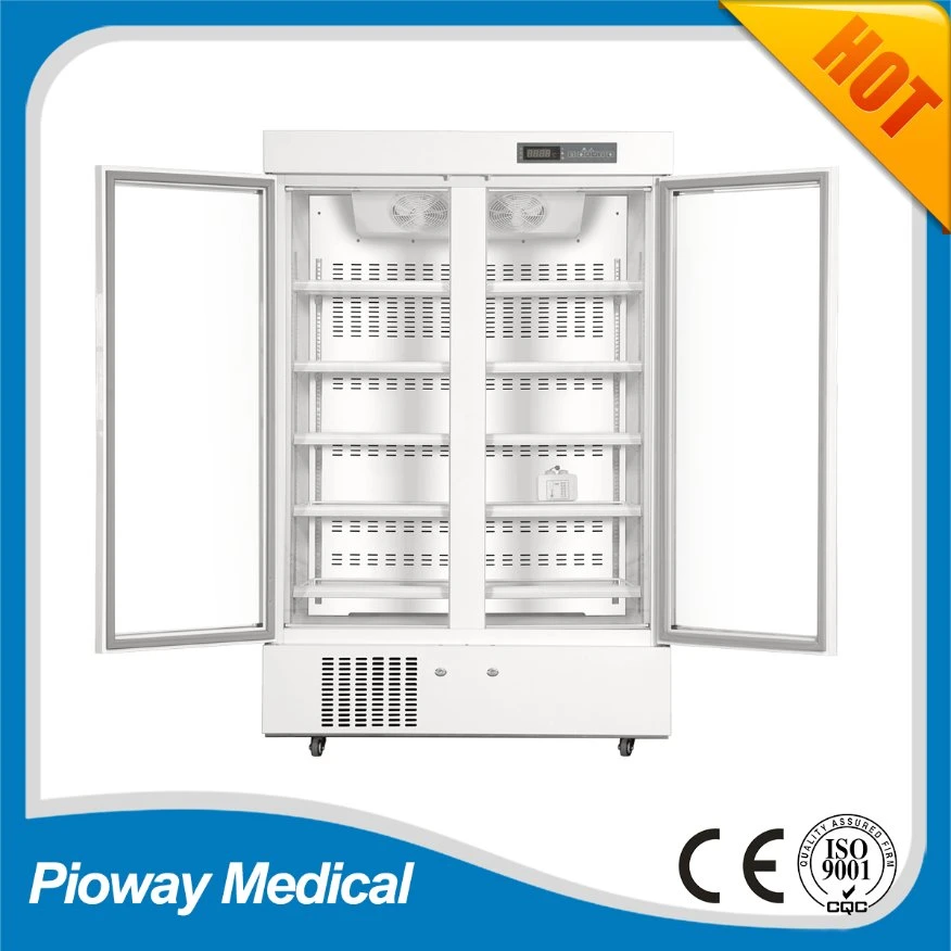 Medical Refrigeration Equipment Pharmacy Refrigerator, Double Door Fridge (MPC-5V656)