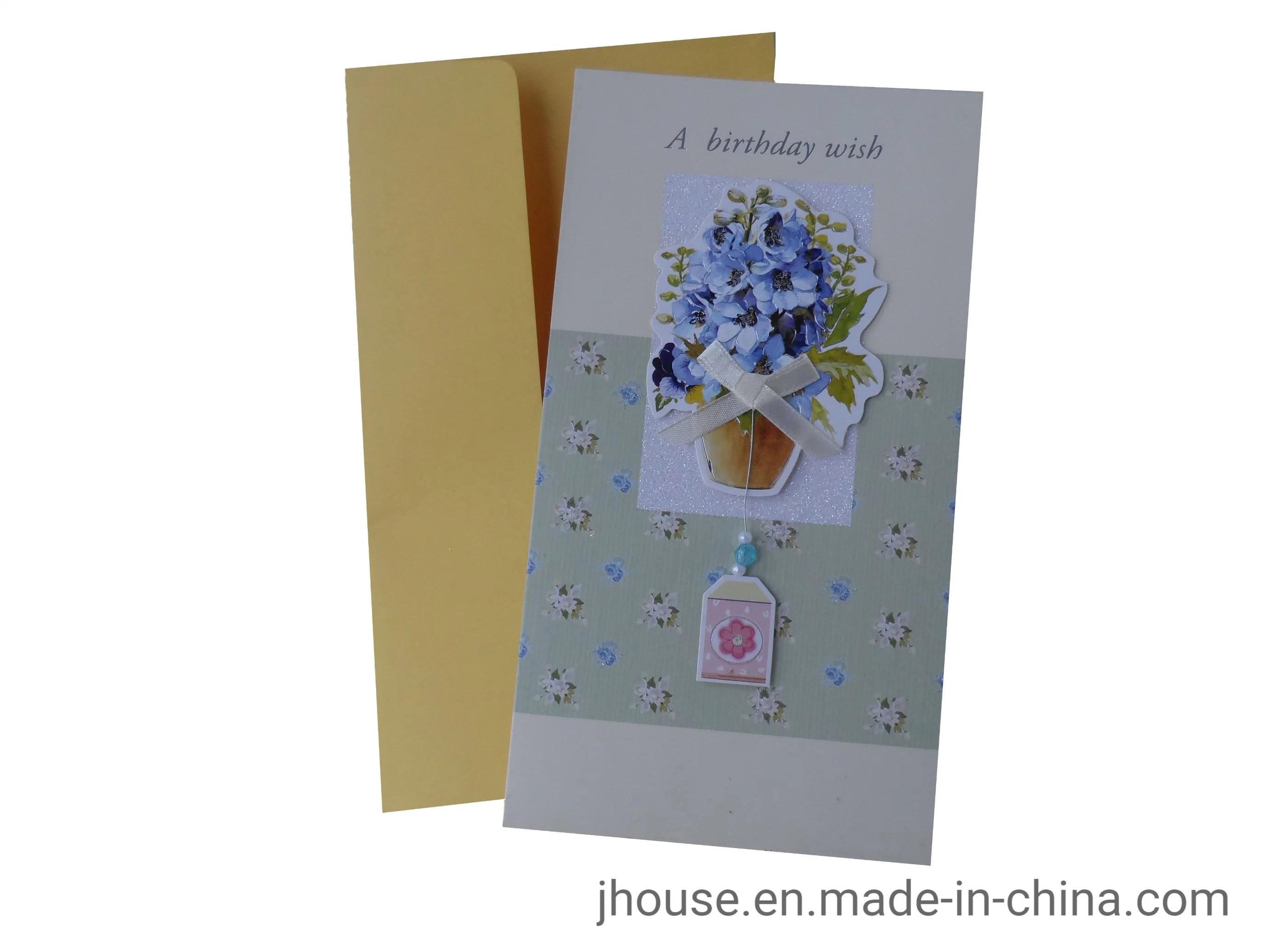 Natal personalizados Cartões com envelopes Serviços de impressão de cartões de convite para presente de promoção