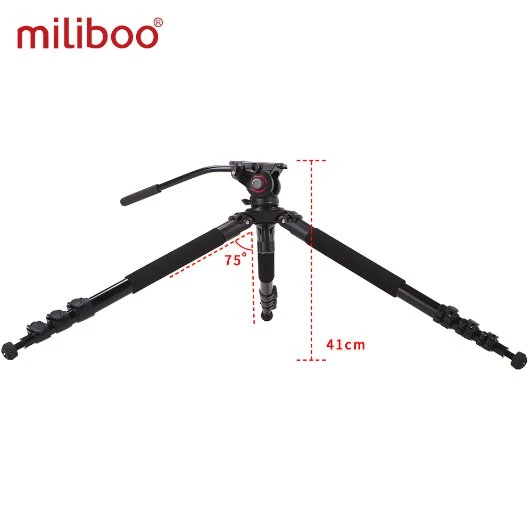 Miliboo Mtt702A Professional Aluminum Tripod Kit