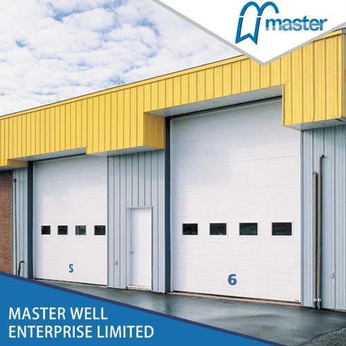 Modern Used Upward Sliding Lift Industrial Sectional Security Hinge Rolling Workshop Garage Door