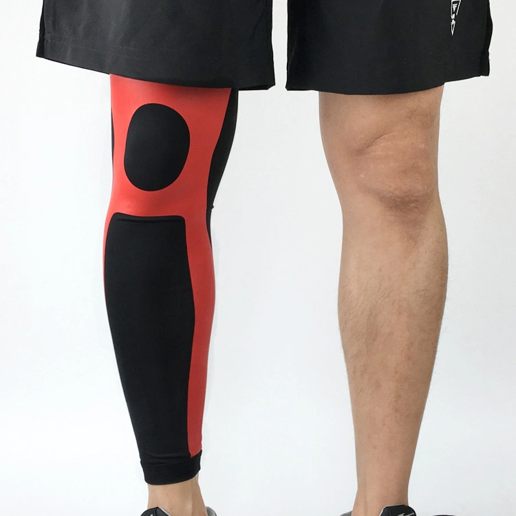 Lfn211#Leg Sleeves Long Stretch Full Knee Brace for Basketball Football Baseball