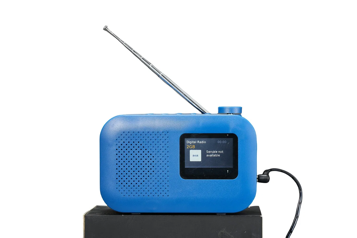 شاشة ملونة مقاس 2.4 بوصة راديو FM بنظام DAB+/DAB Pll للمنبه المزدوج