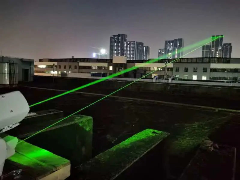 1000m 360° Laser IP67 de acionamento da engrenagem helicoidal dispositivo repelente de Pássaros