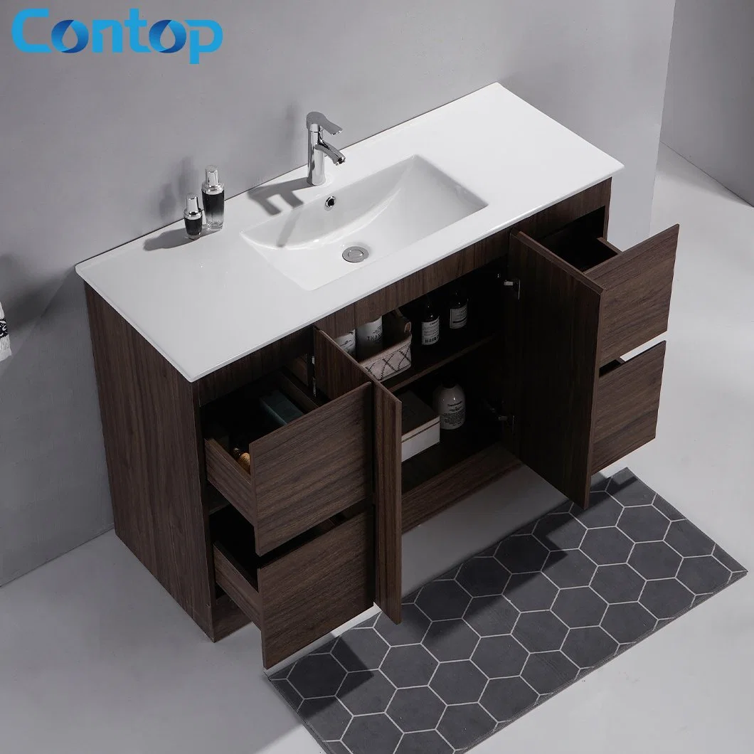 Fashionable Professional Makeup European Bathroom Cabinet Bath Vanity