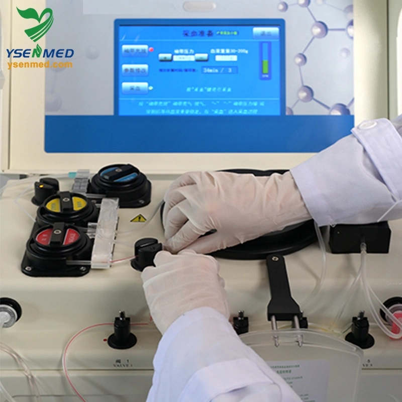Equipamento médico Full Automatic Low Speed centrífuga Blood Cell Processor