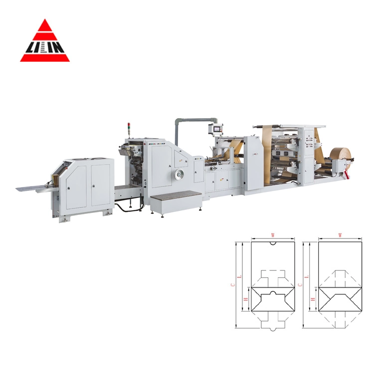Cut Down on Waste and Save Money with Our Environmentally Friendly Paper Bag Making Machine Lsb-200+Lst4700.