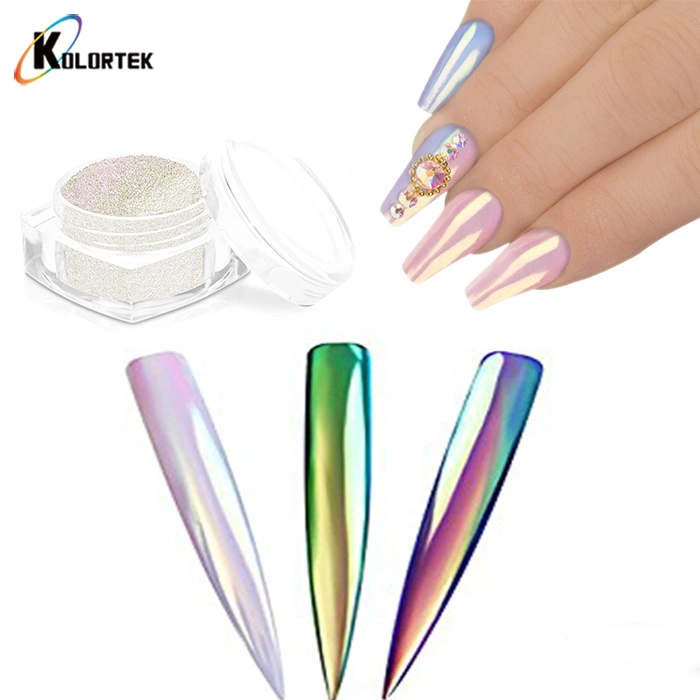 New Luminaura Rainbow Chrome Aurora Powder for Nail Art