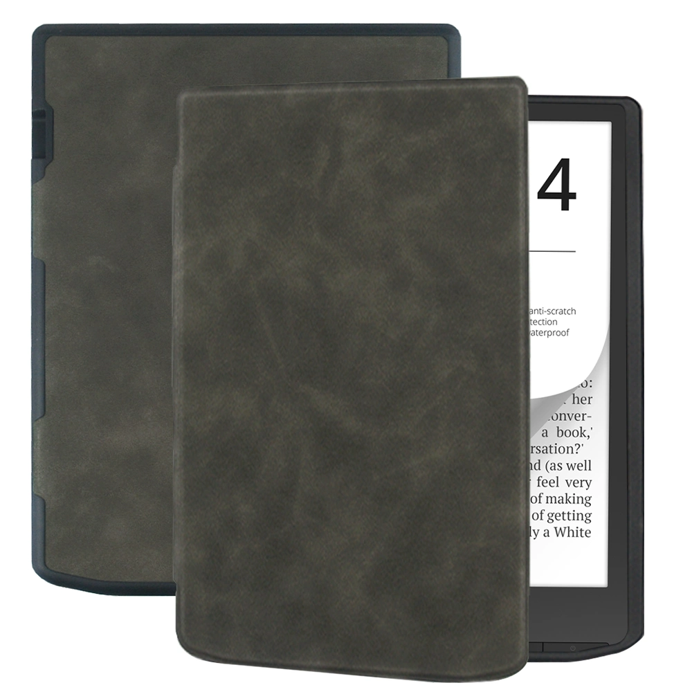 Soft TPU Leather Cover E-Reader Case for Pocketbook Inkpad 4