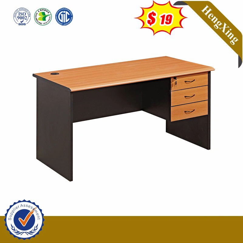 Modern 3-Drawer School Office Furniture Home Standing Computer Table Computer Desk