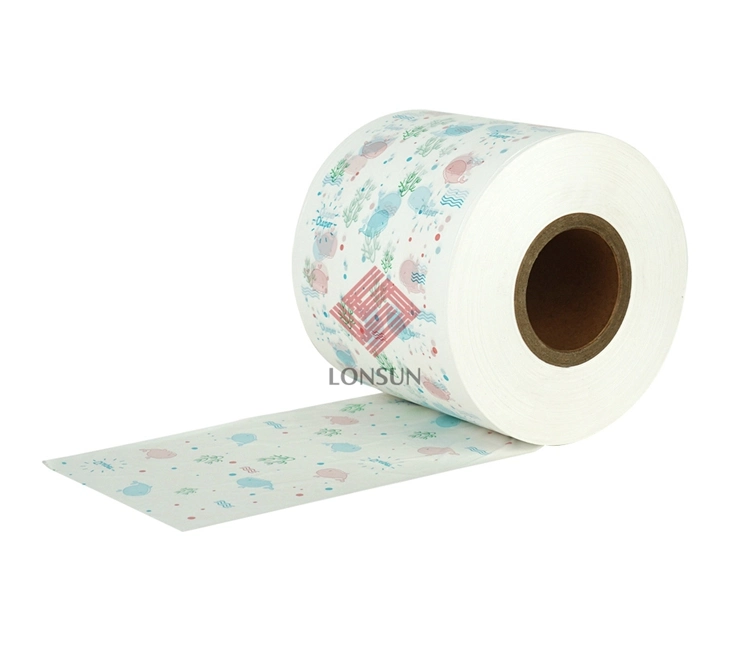 Raw Material Manufacturer Center Lamination Backsheet PE Film with Nonwoven Fabric for Baby Diaper Pants
