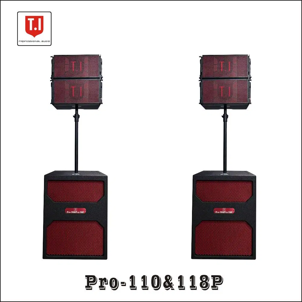 Equipo impermeable Line Array sistema de sonido Active Speaker