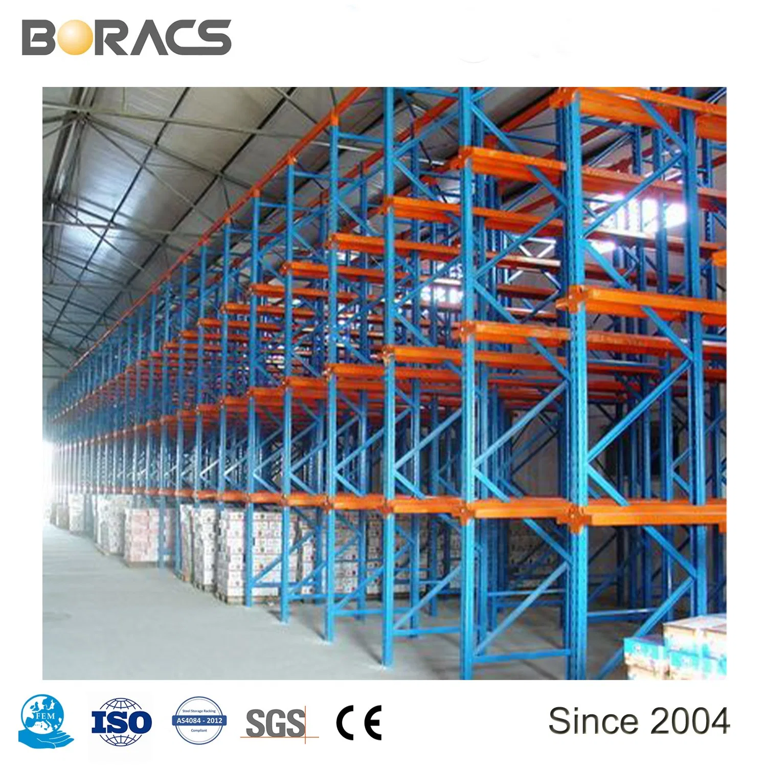 Serviço pesado mais ajustável Professional China unidade no sistema de rack para depósito de Rack de armazenamento