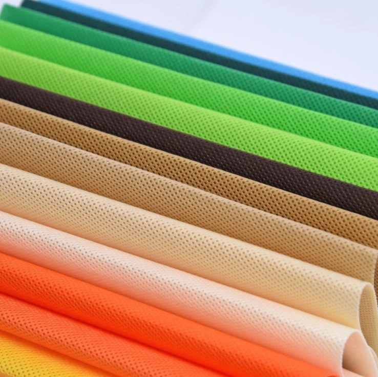 Jumbo Roll Colorful Polypropylene PP Spunbond Nonwoven Fabric for Making Bags