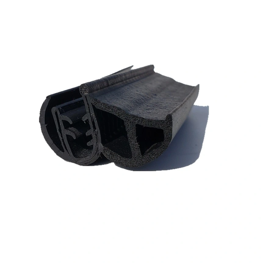 Forme de U EPDM Bandeau de protection de porte de voiture lécheur avec du métal de profil de caoutchouc pour Auto/Porte de bus