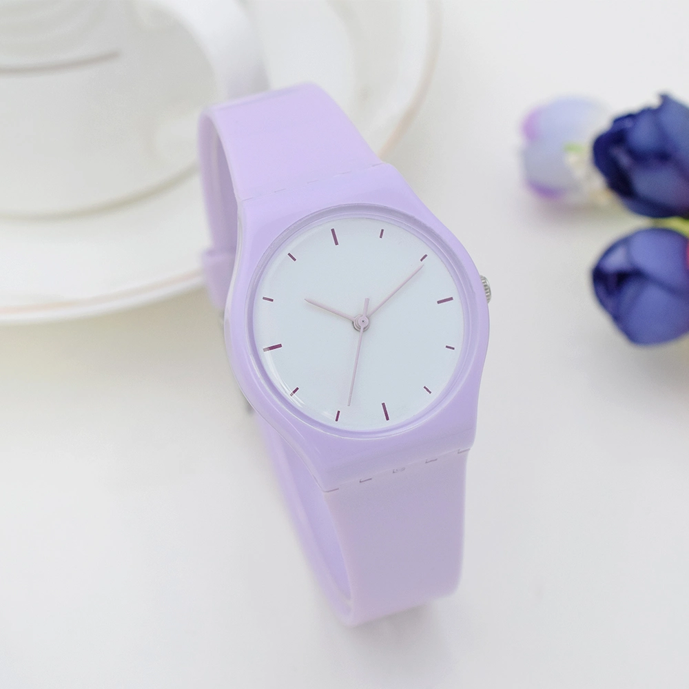 Reloj de plástico dulce de color dulce personalizado Chica′ S Reloj