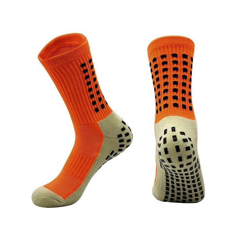 Wholesale Sport Unisex Men Women Soccer Football Non Slip Grip Crew Cotton Socks