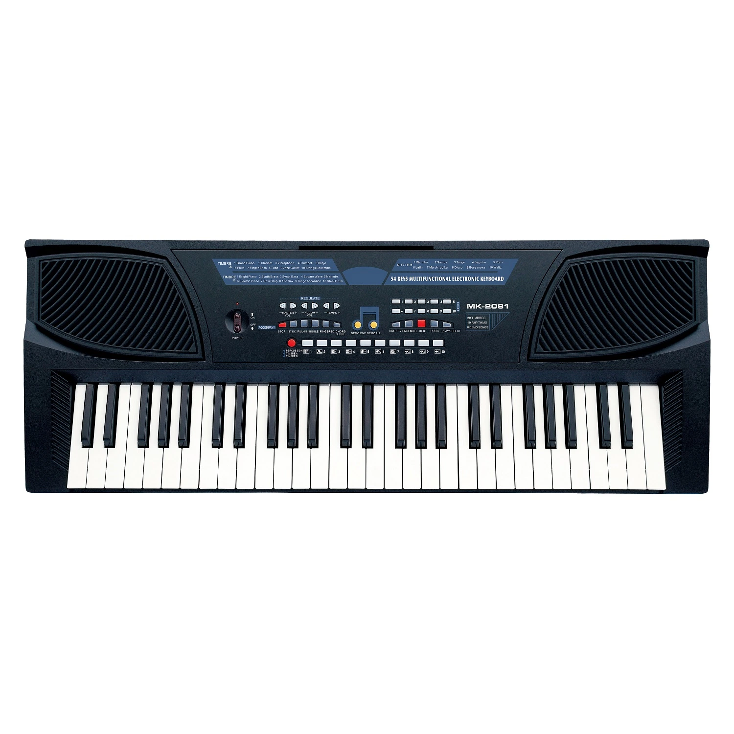 54 Keys electronic Organ with 20 Timbres and 10 Rhythms