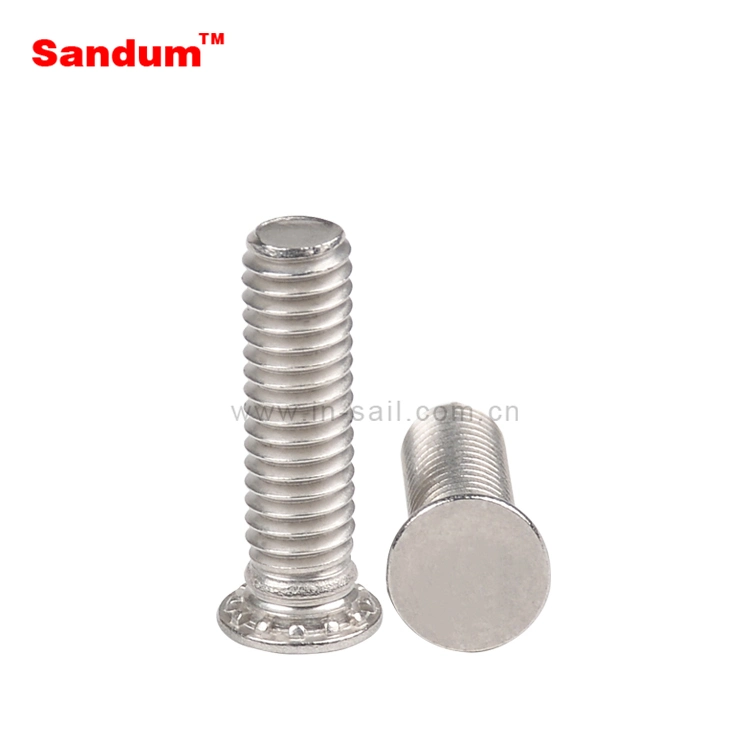 China Manufacture 4-40 8-32 Flush Head Screw Stainless Steel Studs and Pins for Sheet Metal