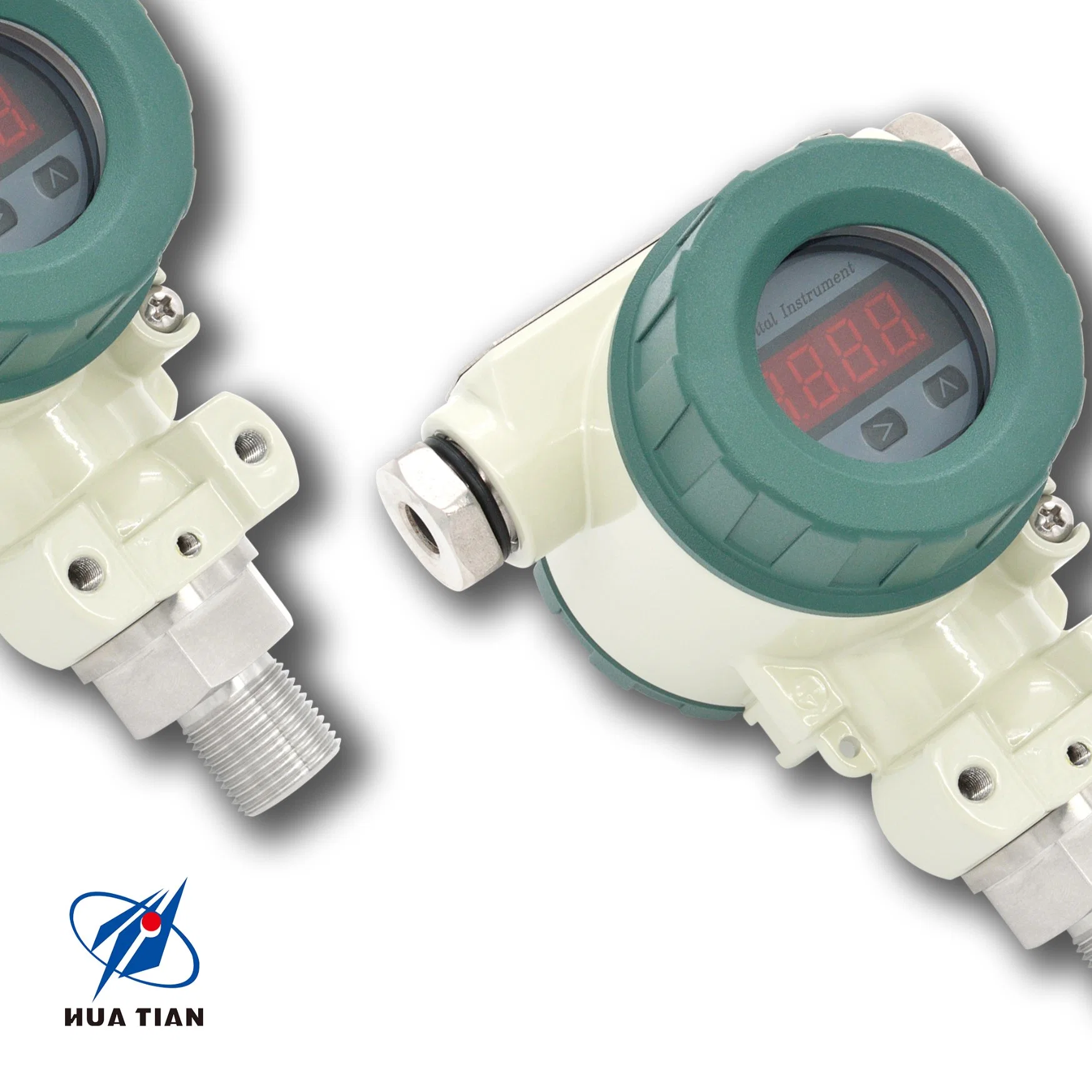 CE Approved Strain Gauge Pressure Transmitter Huatian Standard Package Piezoresistive Digital Display