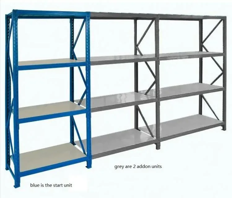 Robuste 1000 Kg Gebrauchte Lange Spannweite Industrieregale