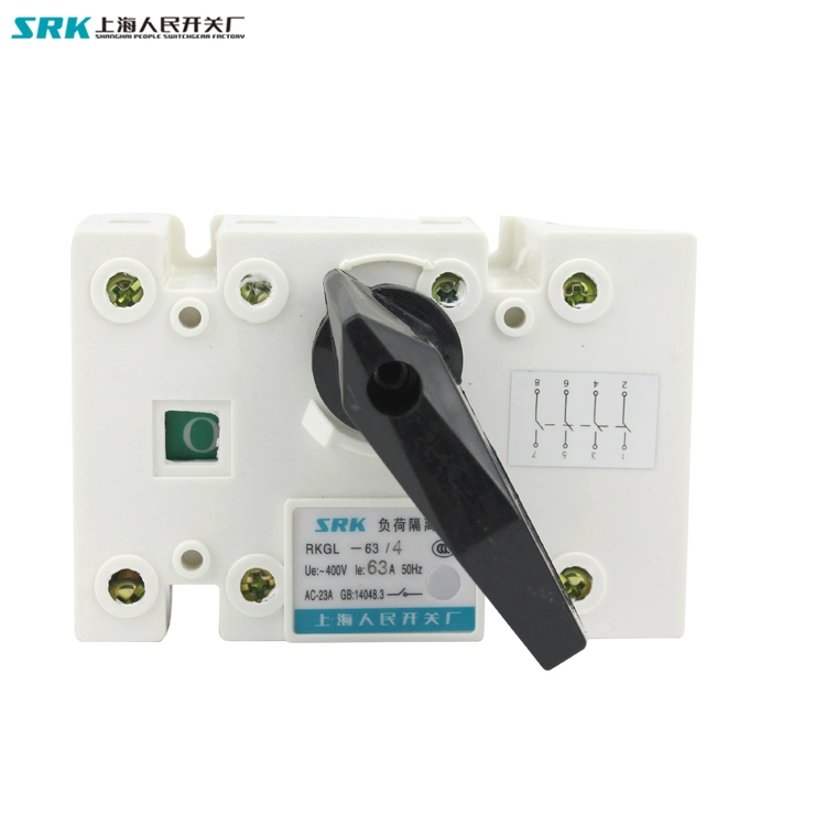 Manufacturer 3p 4p Indoor Outdoor Operation Change Over 50 AMP Isolator Switch