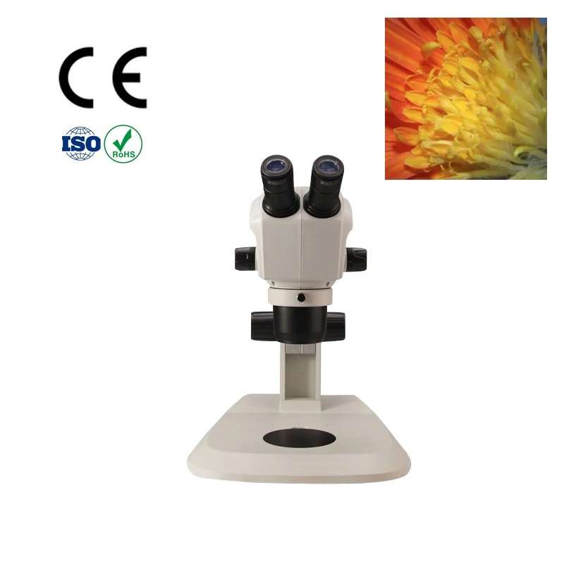 Sz Series Standard Magnification 7X-45X Zoom Stereo Microscope (CE)