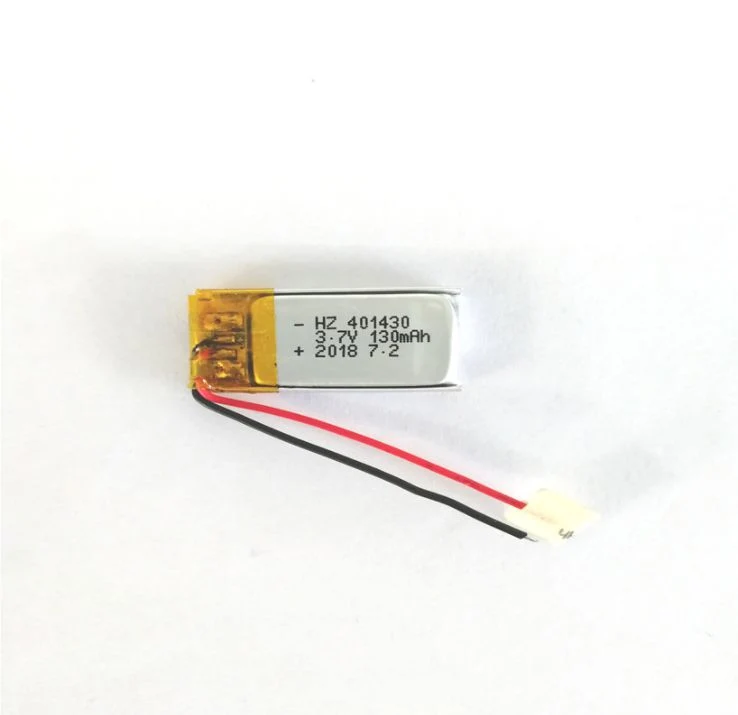 Rechargeable Polymer Li Ion Battery 401430 3.7V 130mAh Lithium Batteries for Watch