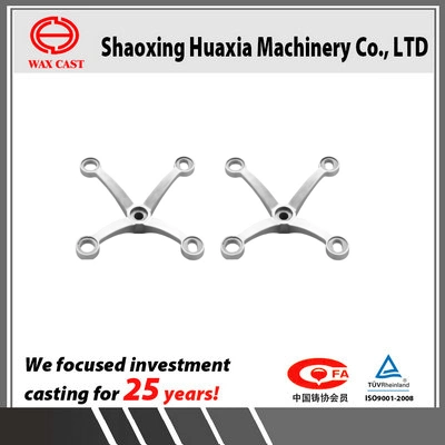 Stainless Steel Precision Casting Investment Casting Glass Clamp Handrail Rail Fittings