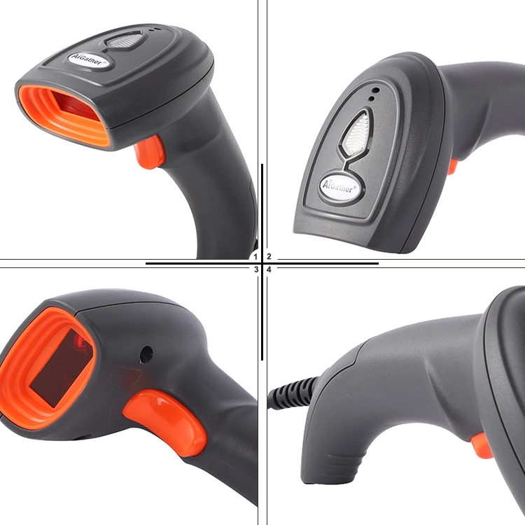 Barcode Scanner Laser 1d'un-1500 32 bits USB UC