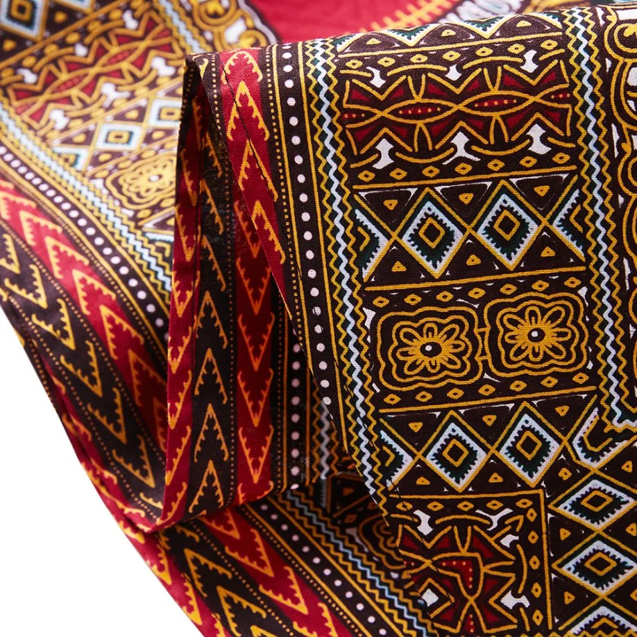 High quality/High cost performance Cotton African Dashiki Wax Pattern Kid Girl Skirt with Headband