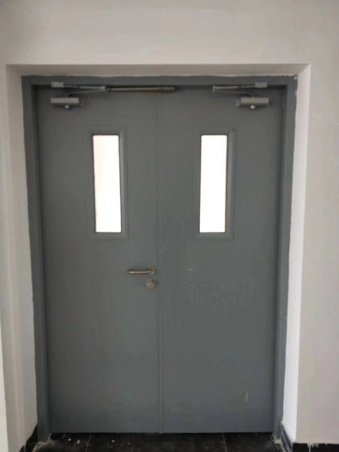 Wholesale/Supplier Exterior Entrance Safety Double Fireproof Steel Door Exit Fire Doors Fire Rated