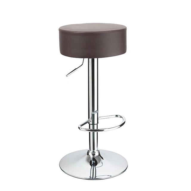 Height Adjustable 360 Rotary Bar Stools Counter Chair for Restaurant Kitchen Cafe