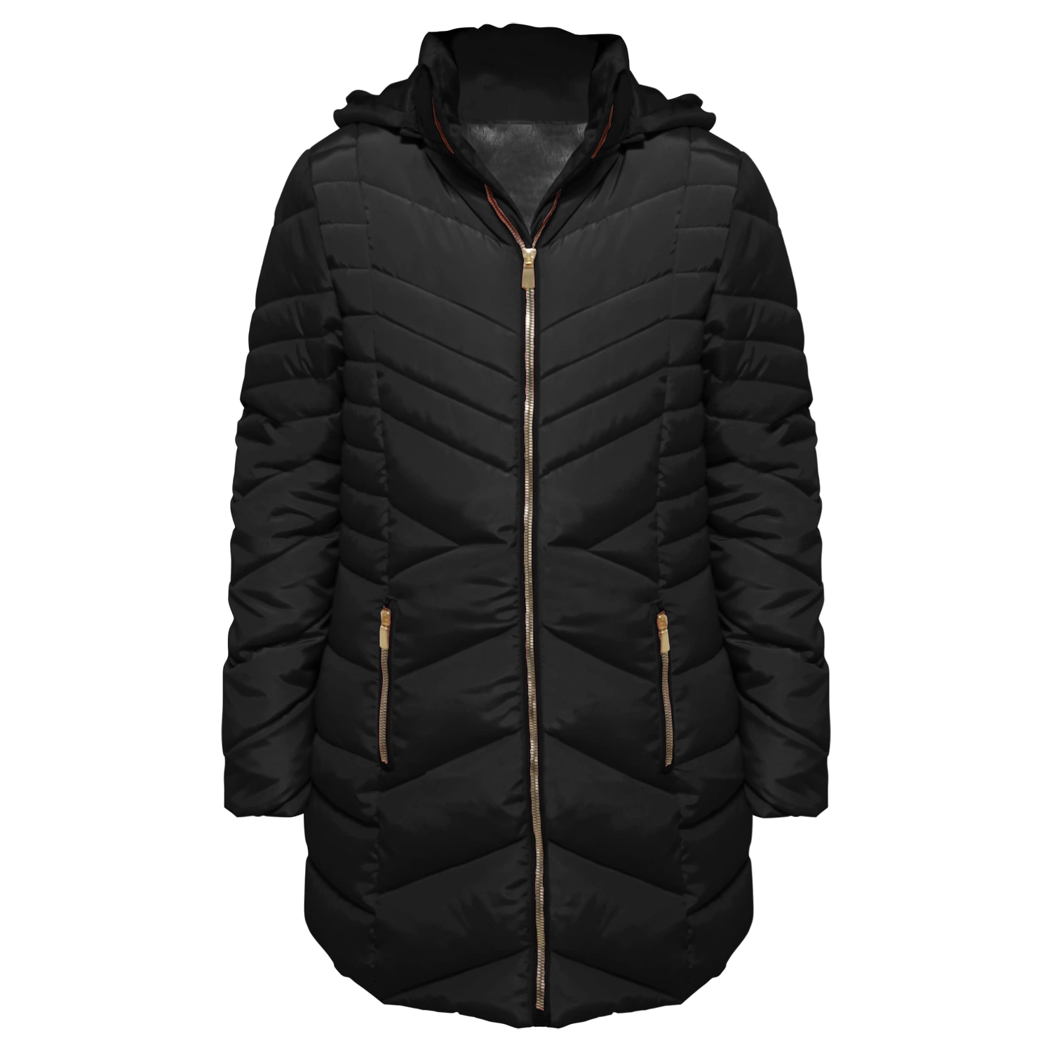 Women's Down Coat Full Zip Mulit Color