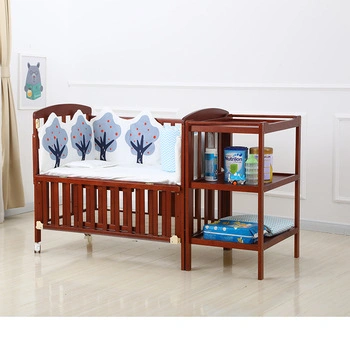 Nursery Crib Sets Furniture Baby Cot Bed with Swing