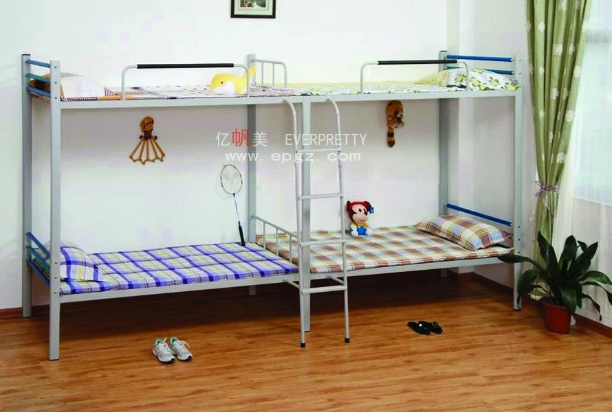 Factory Offer New Model Design Kids Bunk Bed Dormitory Metal Bunk Bed with Cabinet