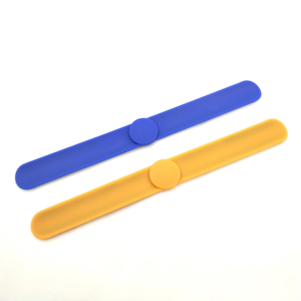 RFID Silicon Wristbands for Events, Waterproof RFID Wristbands NFC N Tag203/213/216 - Orange/Blue