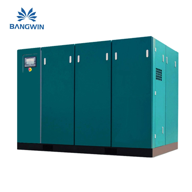 Super Efficient 37-75kw 25-100HP Industrial Permanent Magnetic Rotary Inverter Explosion Proof Motor Air Dryer Filters Bw Air Compressor