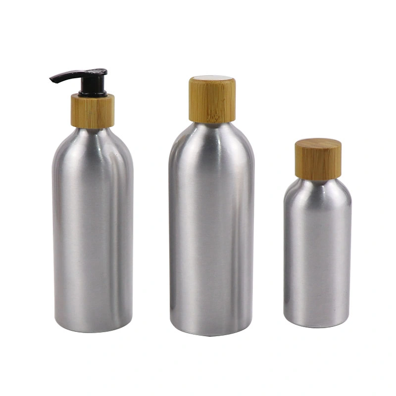 Made in China 1L Plain Silver Logo Printed Aluminum Bottle