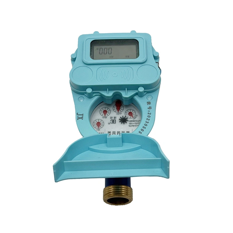 Prepaid Smart Water Meters Plastic Shell RF Card Cold Water Meter