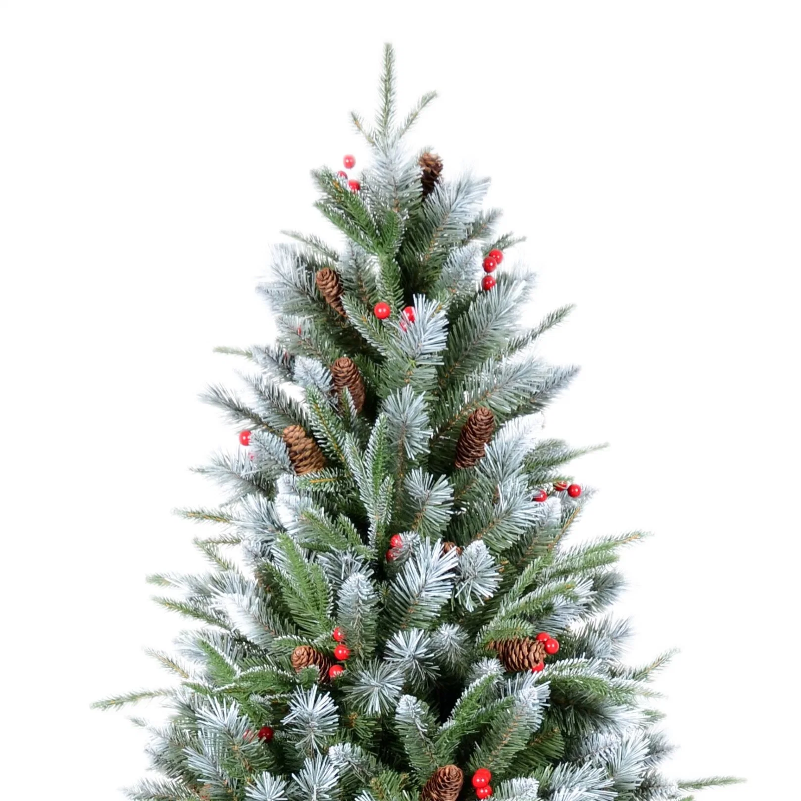 2023 Factory New Design Hot Selling High Class PVC PE Mixed Luxury Artificial Christmas Tree for Outdoor