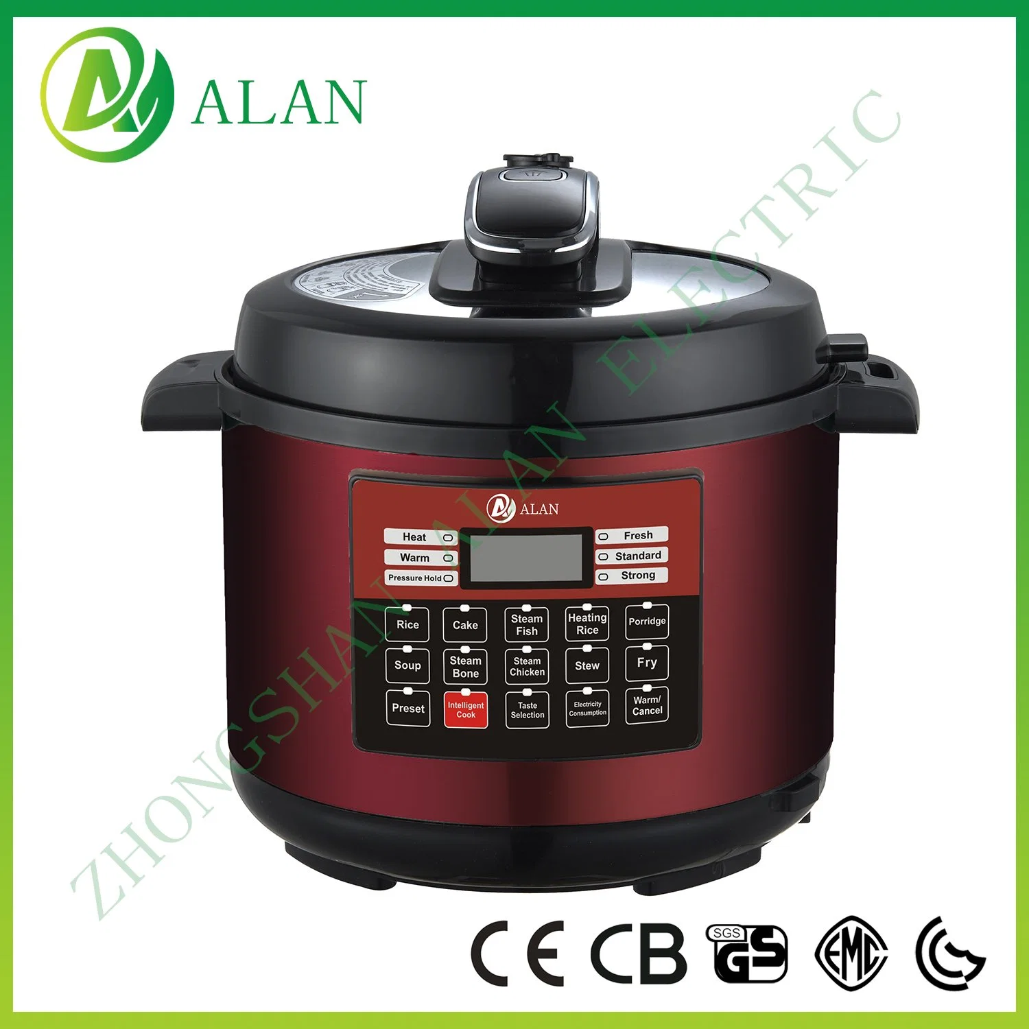 Low Price Food Non-Stick Pot Smart 4L-12L Large Electric Pressure Cooker in American