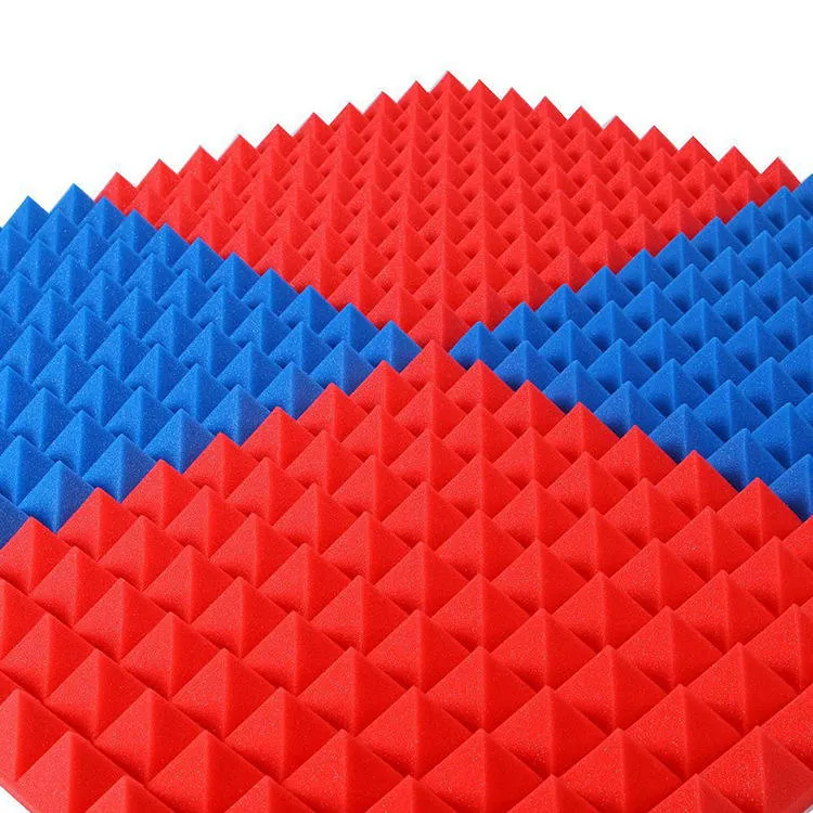 High Density Pyramid Acoustic Foam Panels Studio Sound Proof Foamed Wall Panel